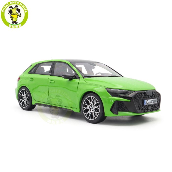 1/18 Audi RS 3 2025 NOREV 188390 Kyalami Green Diecast Model Toys Car Gifts For Friends Father