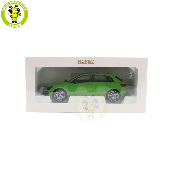 1/18 Audi RS 3 2025 NOREV 188390 Kyalami Green Diecast Model Toys Car Gifts For Friends Father