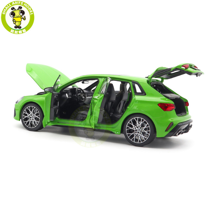 1/18 Audi RS 3 2025 NOREV 188390 Kyalami Green Diecast Model Toys Car Gifts For Friends Father