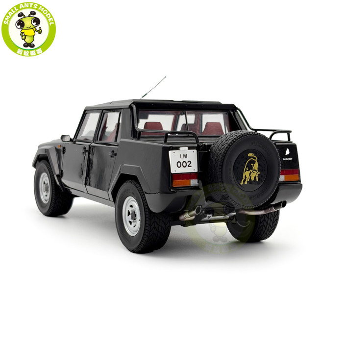 1/18 Lamborghini LM002 AUTOart 74550 Nero Tenebre / Black Model Car