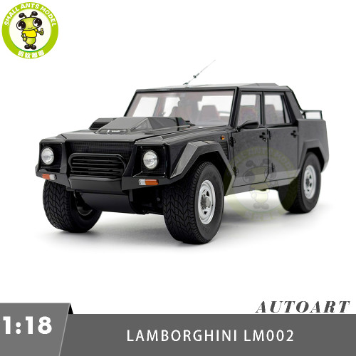 1/18 Lamborghini LM002 AUTOart 74550 Nero Tenebre / Black Model Car