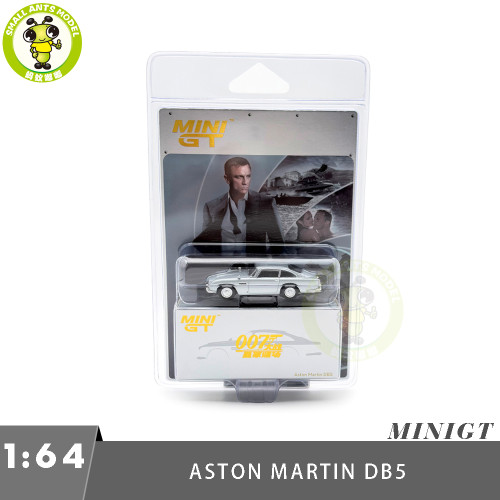 1/64 Aston Martin DB5 Casino Royale 007 Edition MINIGT Diecast Model Toy Car Gifts For Friends Father
