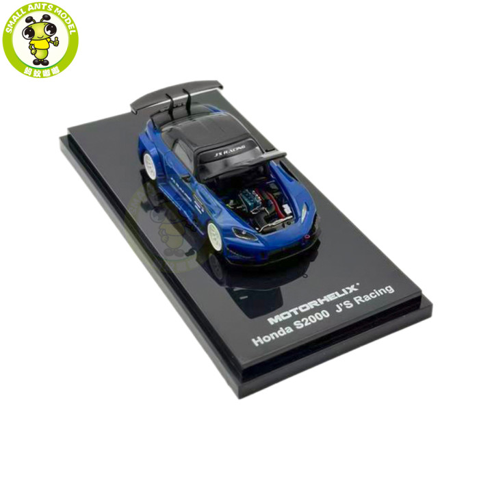 1/64 MOTORHELIX Honda S2000 J's Racing Diecast Model Toy Car Gifts For Father Friends