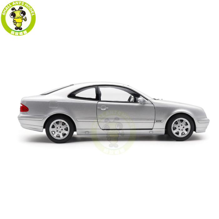 1/18 Mercedes Benz CLK Class C208 2000 Norev 183335 Brillant Silver Diecast Model Toys Car Gifts For Father Friends
