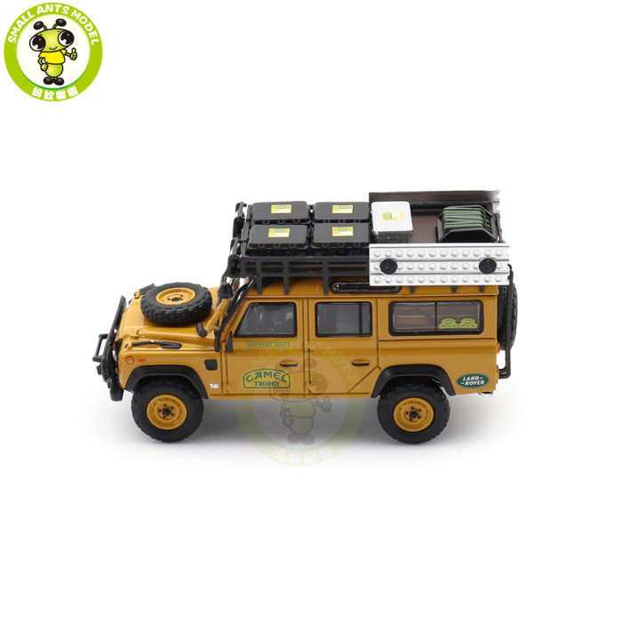 1/64 Land Rover Defender 110 Camel Trophy Support Unit Sabah-Malaysia 1993 Almost Real Diecast Model Car