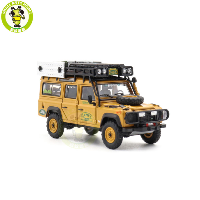 1/64 Land Rover Defender 110 Camel Trophy Support Unit Sabah-Malaysia 1993 Almost Real Diecast Model Car