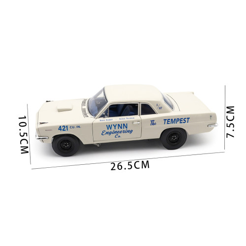 1/18 1963 Pontiac Tempest Super Duty ACME Diecast Model Car Toys Gifts
