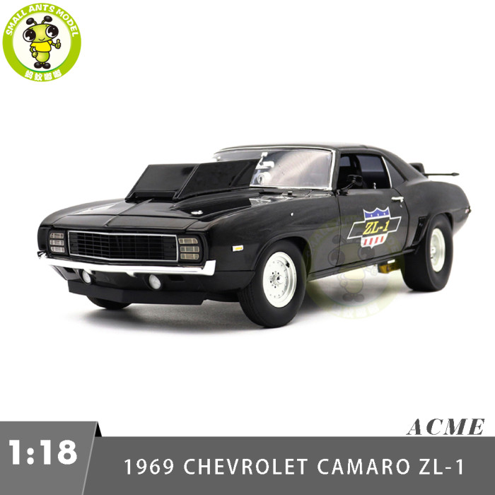 1/18 1969 Chevrolet Camaro ZL 1 ACME Diecast Model Car Toys Gifts