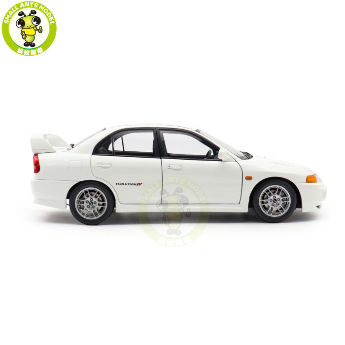 1/18 MOTORHELIX Mitsubishi EVO IV GSR w/Dyno Diecast Model Toy Car Gifts For Father Friends