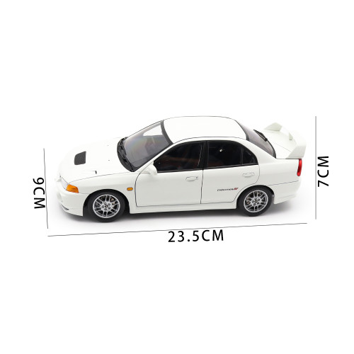 1/18 MOTORHELIX Mitsubishi EVO IV GSR w/Dyno Diecast Model Toy Car Gifts For Father Friends
