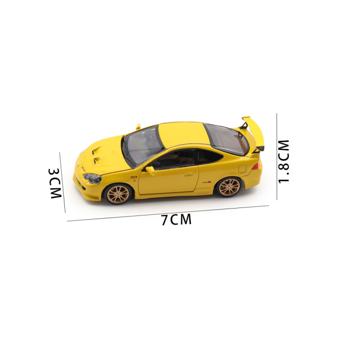 1/64 LCD Honda Integra Type R DC5 Mugen Diecast Model Toy Car Gifts For Friends
