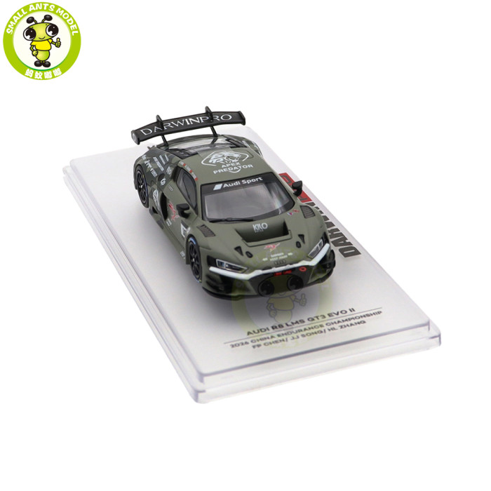 1/64 Kiloworks DarwinPro Audi R8 LMS GT3 EVO II CEC 2026 Diecast Model Car Gifts For Friends