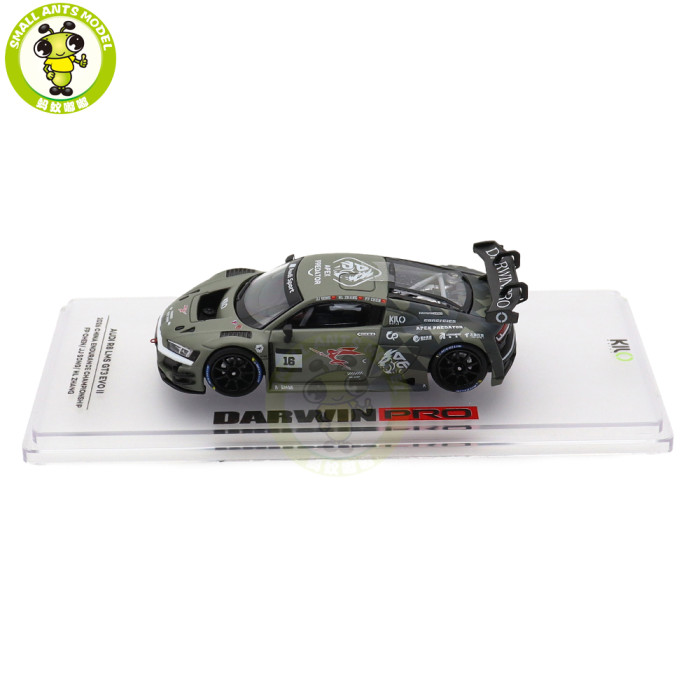1/64 Kiloworks DarwinPro Audi R8 LMS GT3 EVO II CEC 2026 Diecast Model Car Gifts For Friends