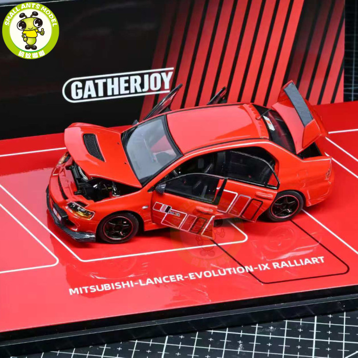 Pre-order 1/43 Mitsubishi Lancer EVO IX 9 RALLIART GATHERJOY Diecast Model Car Gifts For Friends