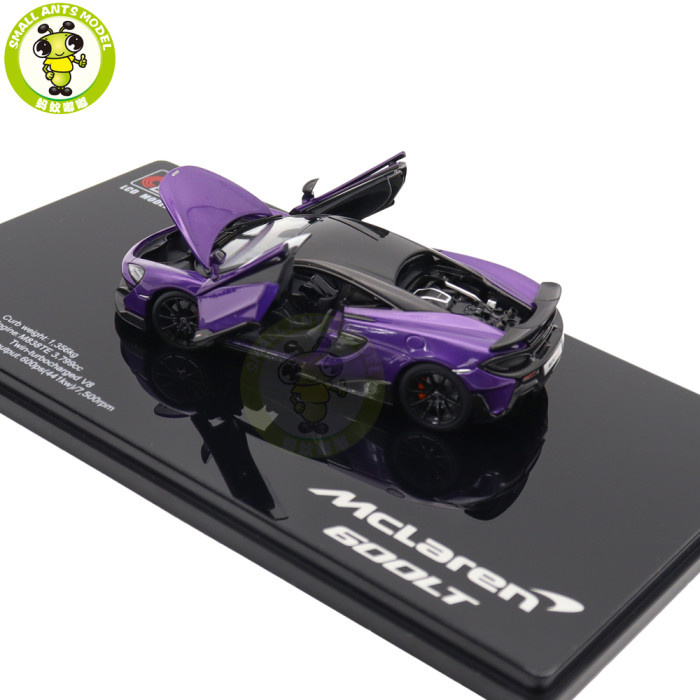 1/43 LCD Mclaren 600LT Full Open Diecast Model Car Gifts For Father Friends