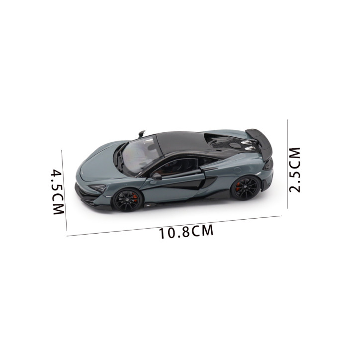 1/43 LCD Mclaren 600LT Full Open Diecast Model Car Gifts For Father Friends