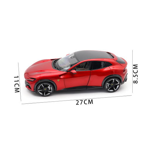 1/18 BBR Ferrari Purosangue FUV Metallic Red Diecast Model Toys Car Gifts For Father Friends