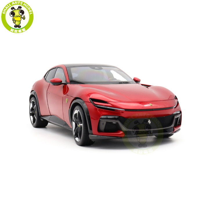 1/18 BBR Ferrari Purosangue FUV Metallic Red Diecast Model Toys Car Gifts For Father Friends