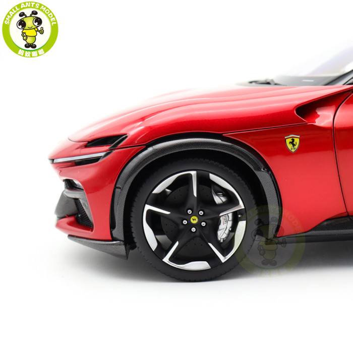 1/18 BBR Ferrari Purosangue FUV Metallic Red Diecast Model Toys Car Gifts For Father Friends