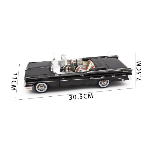1/18 SUNSTAR 1959 Pontiac Bonneville Open Convertible Diecast Model Toy Car Gifts For Friends