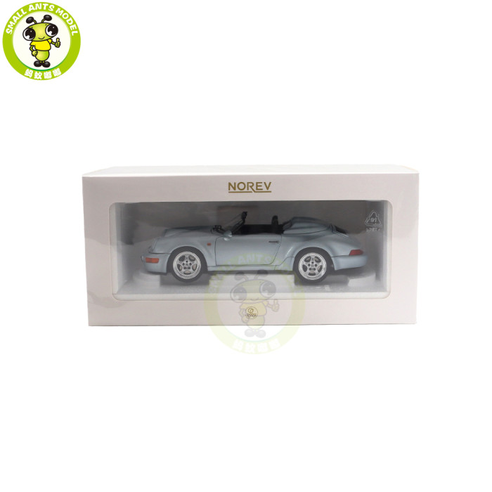 1/18 Porsche 911 Speedster WTL NOREV 187150 Polar Silver Metallic Diecast Model Toy Car Gifts For Friends
