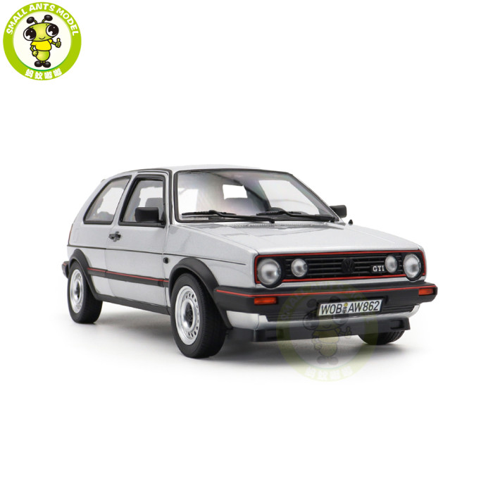1/18 VW Volkswagen Golf GTi 1989 Norev 188584 Diamond Silver Diecast Model Toy Car Gifts For Friends