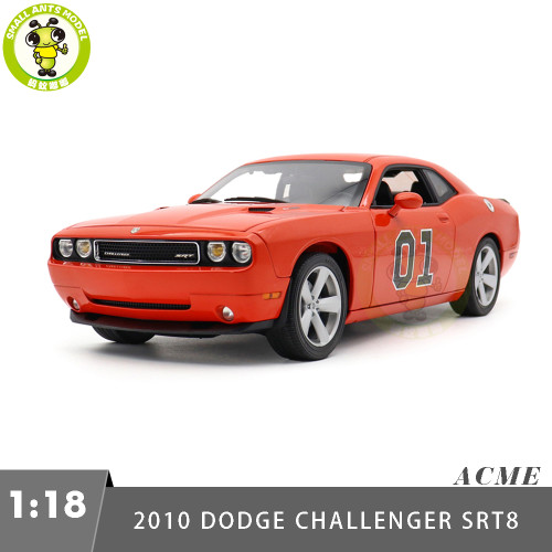 1/18 2010 Dodge Challenger SRT 8 The General ACME Diecast Model Car Toys Gifts