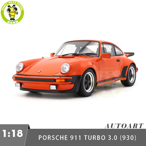 1/18 Porsche 911 Turbo 3.0 930 AUTOart 78112 Continental Orange Model Toy Car Gifts For Friends
