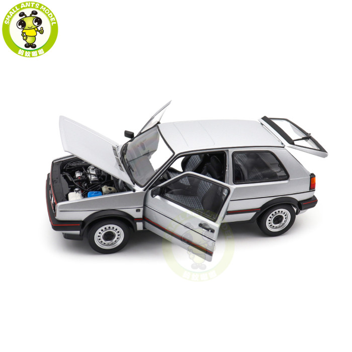 1/18 VW Volkswagen Golf GTi 1989 Norev 188584 Diamond Silver Diecast Model Toy Car Gifts For Friends