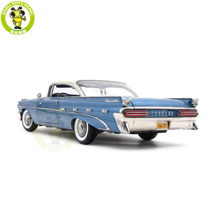 1/18 SUNSTAR 1959 Pontiac Bonneville Hard Top Diecast Model Toy Car Gifts For Friends
