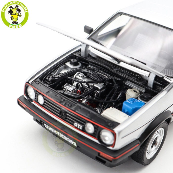 1/18 VW Volkswagen Golf GTi 1989 Norev 188584 Diamond Silver Diecast Model Toy Car Gifts For Friends