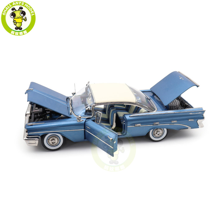 1/18 SUNSTAR 1959 Pontiac Bonneville Hard Top Diecast Model Toy Car Gifts For Friends