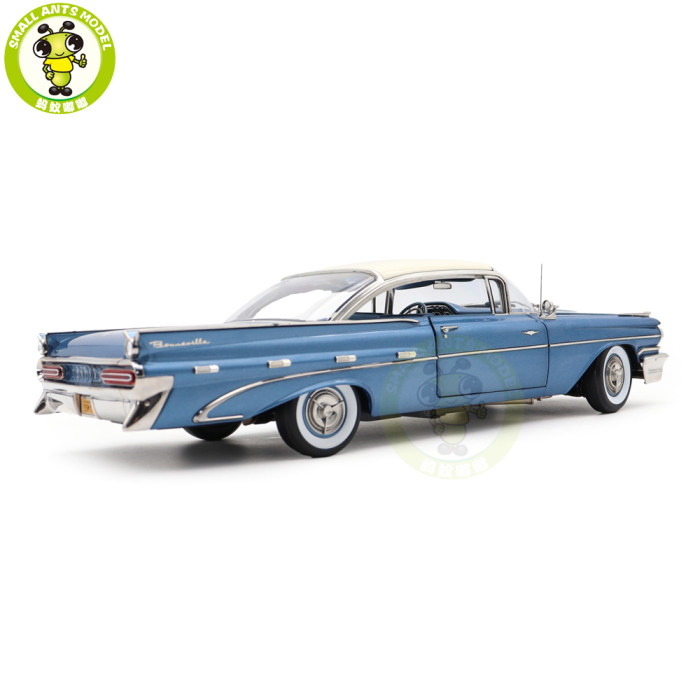1/18 SUNSTAR 1959 Pontiac Bonneville Hard Top Diecast Model Toy Car Gifts For Friends