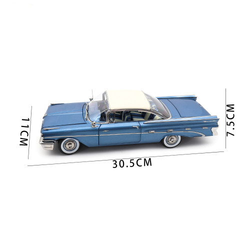 1/18 SUNSTAR 1959 Pontiac Bonneville Hard Top Diecast Model Toy Car Gifts For Friends