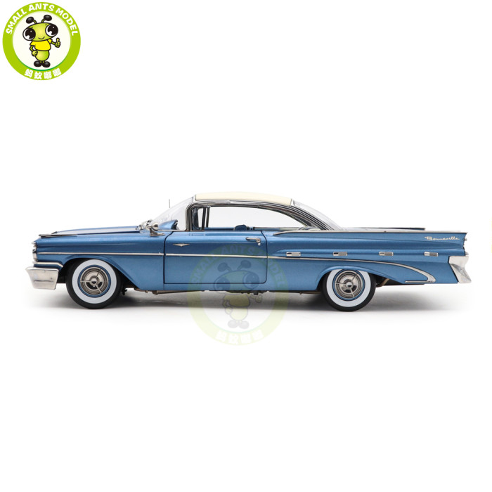 1/18 SUNSTAR 1959 Pontiac Bonneville Hard Top Diecast Model Toy Car Gifts For Friends