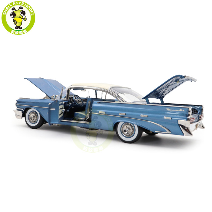 1/18 SUNSTAR 1959 Pontiac Bonneville Hard Top Diecast Model Toy Car Gifts For Friends