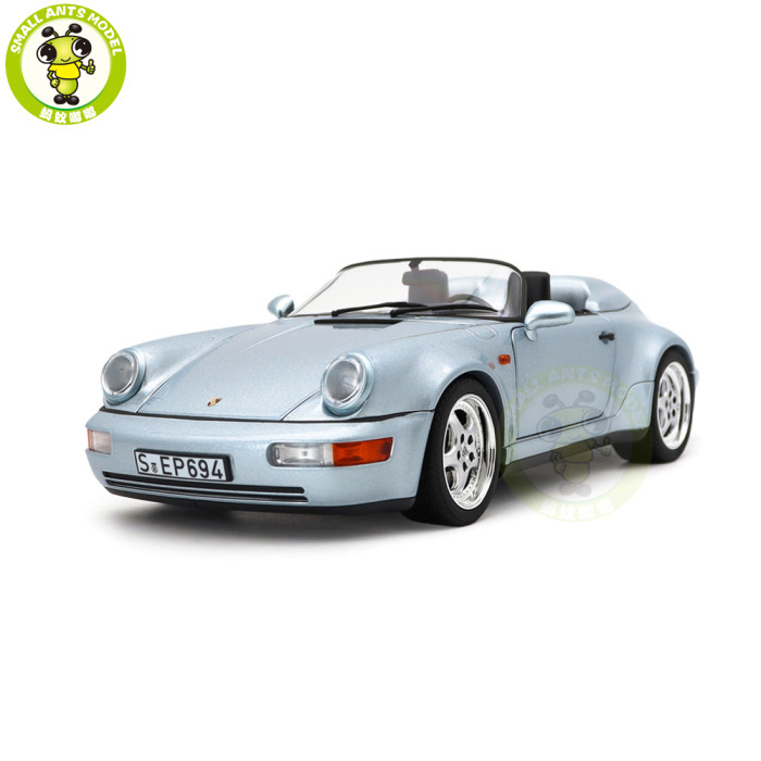 1/18 Porsche 911 Speedster WTL NOREV 187150 Polar Silver Metallic Diecast Model Toy Car Gifts For Friends