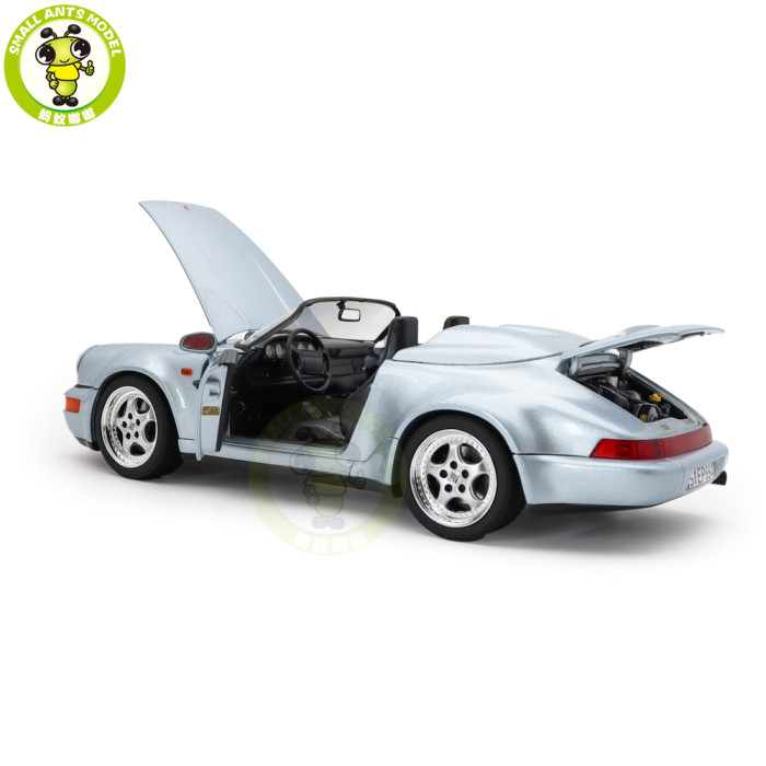 1/18 Porsche 911 Speedster WTL NOREV 187150 Polar Silver Metallic Diecast Model Toy Car Gifts For Friends