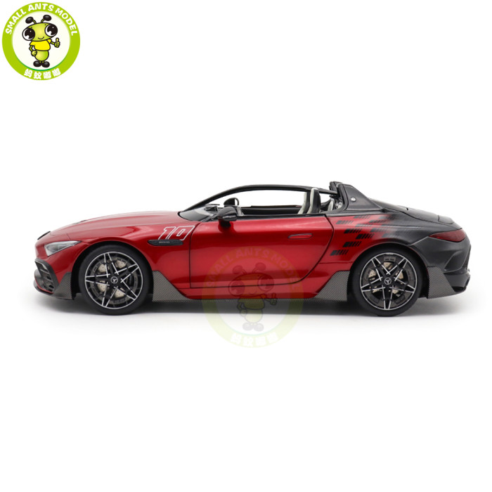 1/18 Mercedes Benz AMG PureSpeed Motorsport Styling Package Le Mans Red Diecast Model Toy Car Gifts For Friends