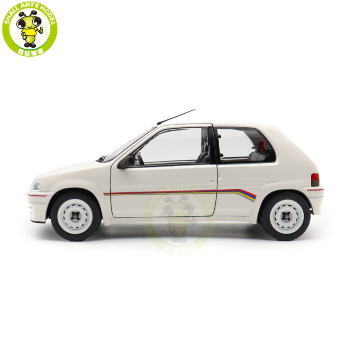 1/18 Peugeot 106 Rallye 1.3 1993 Norev 184920 White Diecast Model Toy Car Gifts For Friends Father