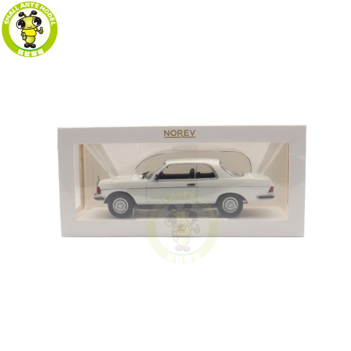 1/18 Mercedes Benz 280 CE 1980 Norev 183986 Classic White Diecast Model Toy Car Gifts For Friends Father