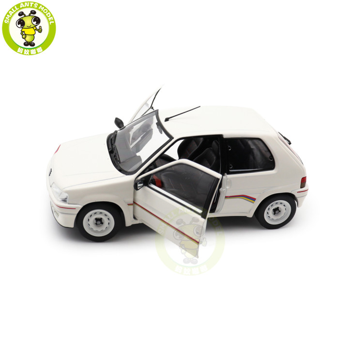 1/18 Peugeot 106 Rallye 1.3 1993 Norev 184920 White Diecast Model Toy Car Gifts For Friends Father