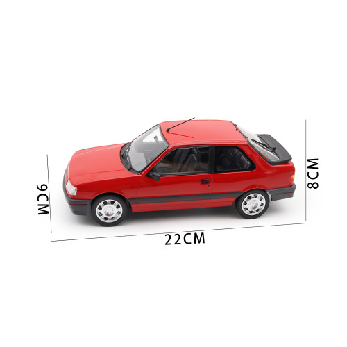 1/18 Peugeot 309 GTi 1987 Norev 184880 Vallelunga Red Diecast Model Toy Car Gifts For Friends