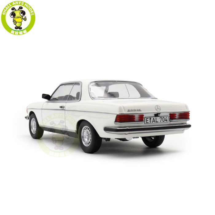 1/18 Mercedes Benz 280 CE 1980 Norev 183986 Classic White Diecast Model Toy Car Gifts For Friends Father