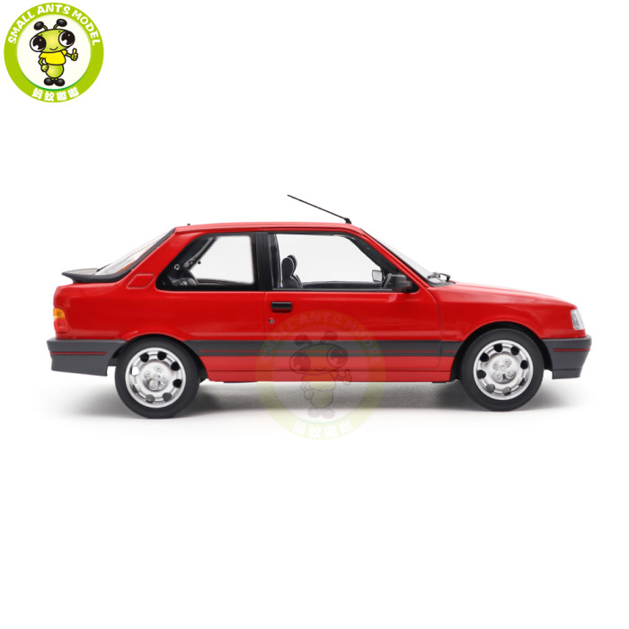 1/18 Peugeot 309 GTi 1987 Norev 184880 Vallelunga Red Diecast Model Toy Car Gifts For Friends