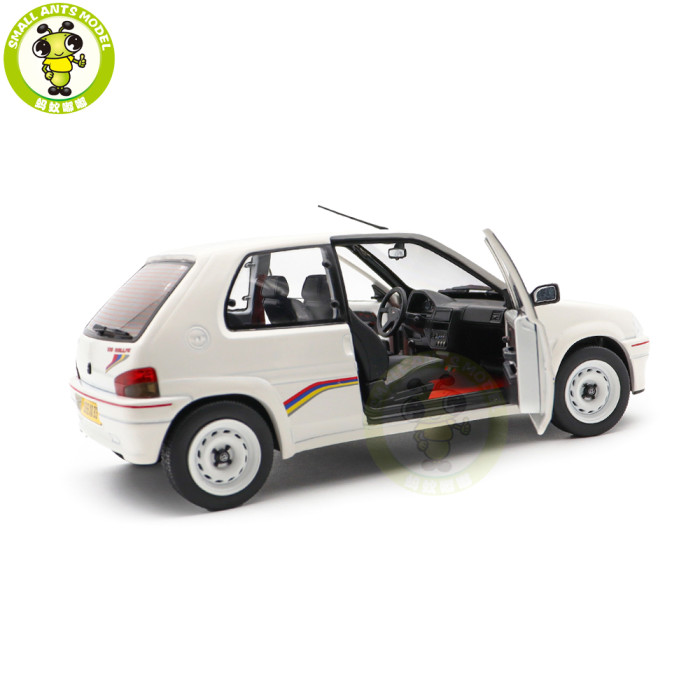 1/18 Peugeot 106 Rallye 1.3 1993 Norev 184920 White Diecast Model Toy Car Gifts For Friends Father