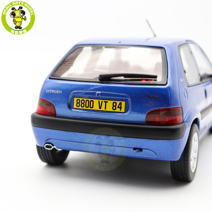 1/18 Citroen Saxo VTS 1996 Norev 181830 Poseidon Blue Diecast Model Toy Car Gifts For Friends
