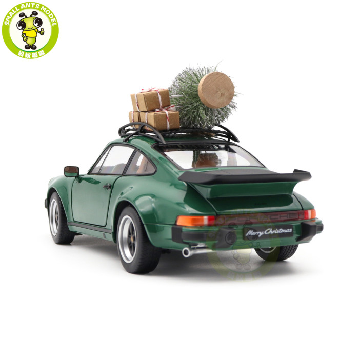 1/18 Porsche 911 Turbo 3.3 1980 Norev 187669 Green Christmas Gift Diecast Model Toys Car Gifts For Friends Father