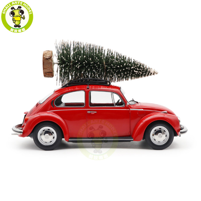 1/18 VW Volkswagen 1303 1973 Beetle Norev 188678 Merry Christmas Red Diecast Model Toys Car Gifts
