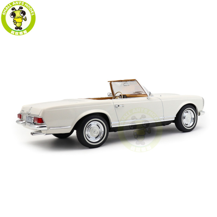 1/12 Mercedes Benz 230 SL Type W113 1963 Norev 123800 White Diecast Model Toy Car Gifts For Friends